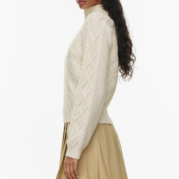 Aritzia/ Sunday Best 1/4 Zip Sweater. - Picture 4 of 4